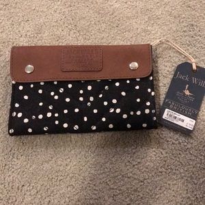 Jack wills Lanton wallet polka dot